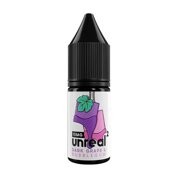 Unreal 2 - Dark Grape and Bubblegum Nic Salt 10ml
