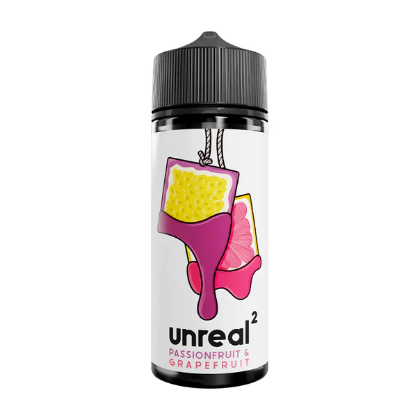 Unreal 2 - Passionfruit and Grapefruit 100ml Shortfill