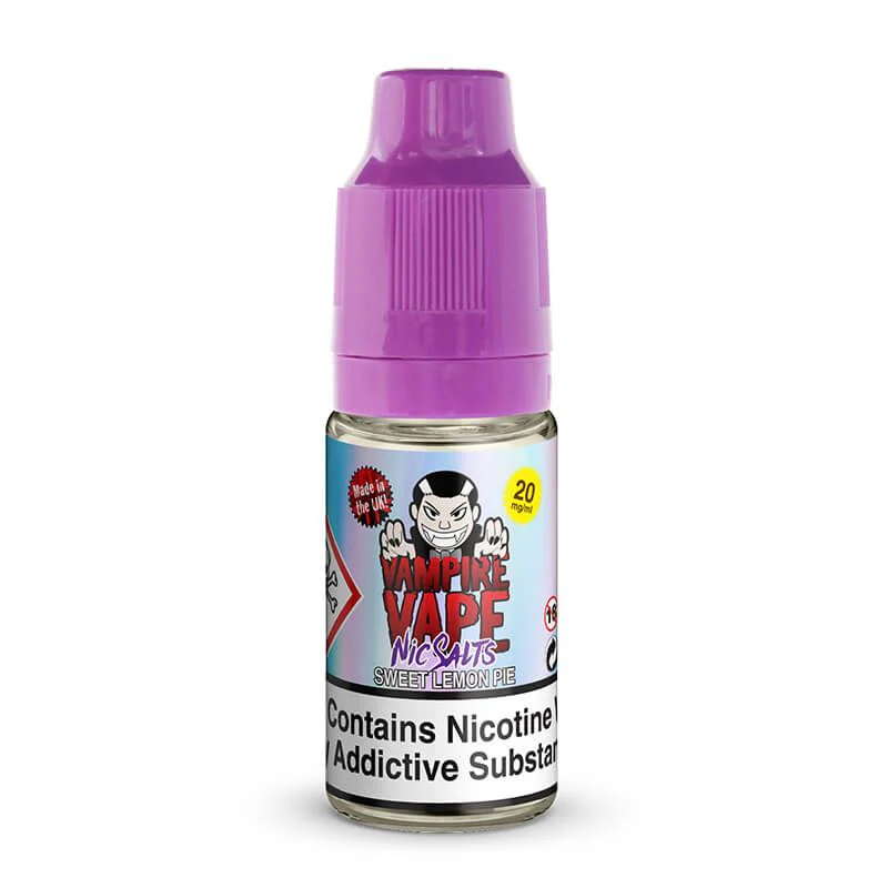 Vampire Vape Nic Salts - Sweet Lemon Pie