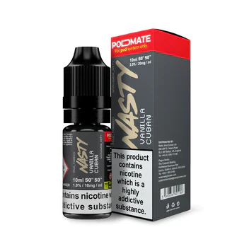 Vanilla Cuban Podmate Nic Salt by Nasty Juice