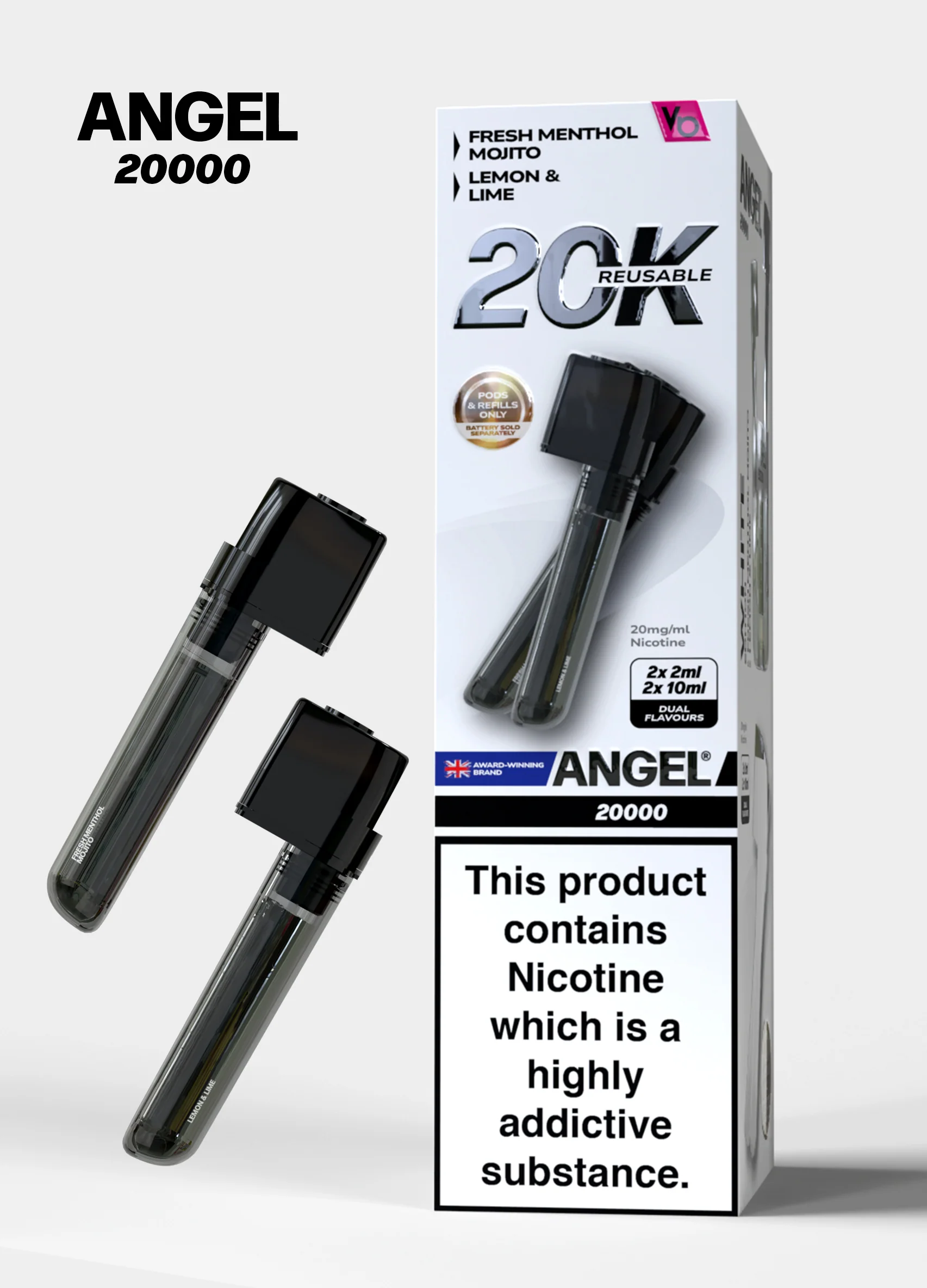 Vapes Bars ANGEL 20K Dual Prefilled Pods - Image 11