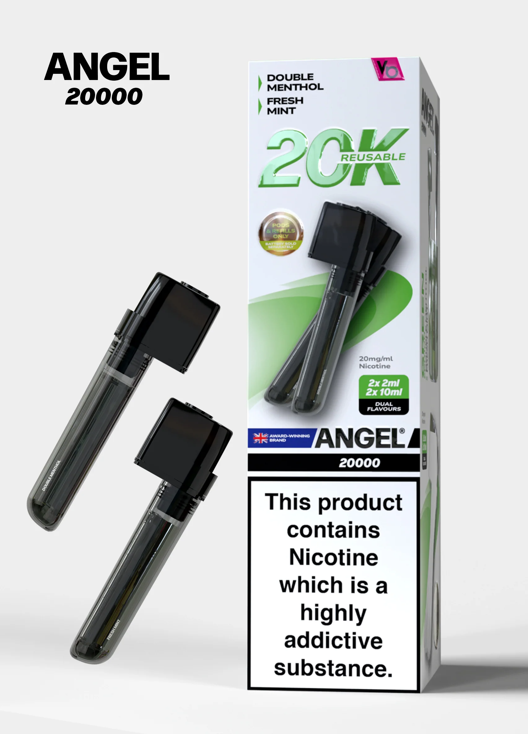 Vapes Bars ANGEL 20K Dual Prefilled Pods - Image 3