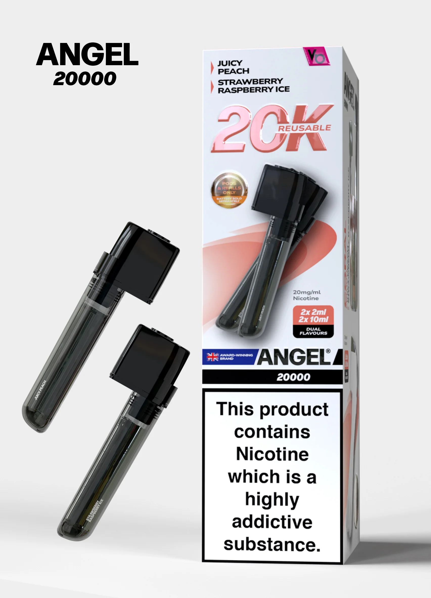 Vapes Bars ANGEL 20K Dual Prefilled Pods - Image 4