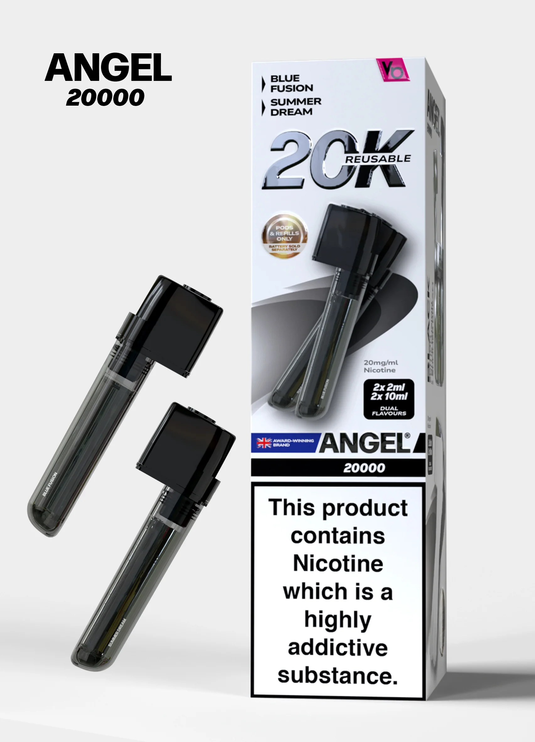 Vapes Bars ANGEL 20K Dual Prefilled Pods - Image 5