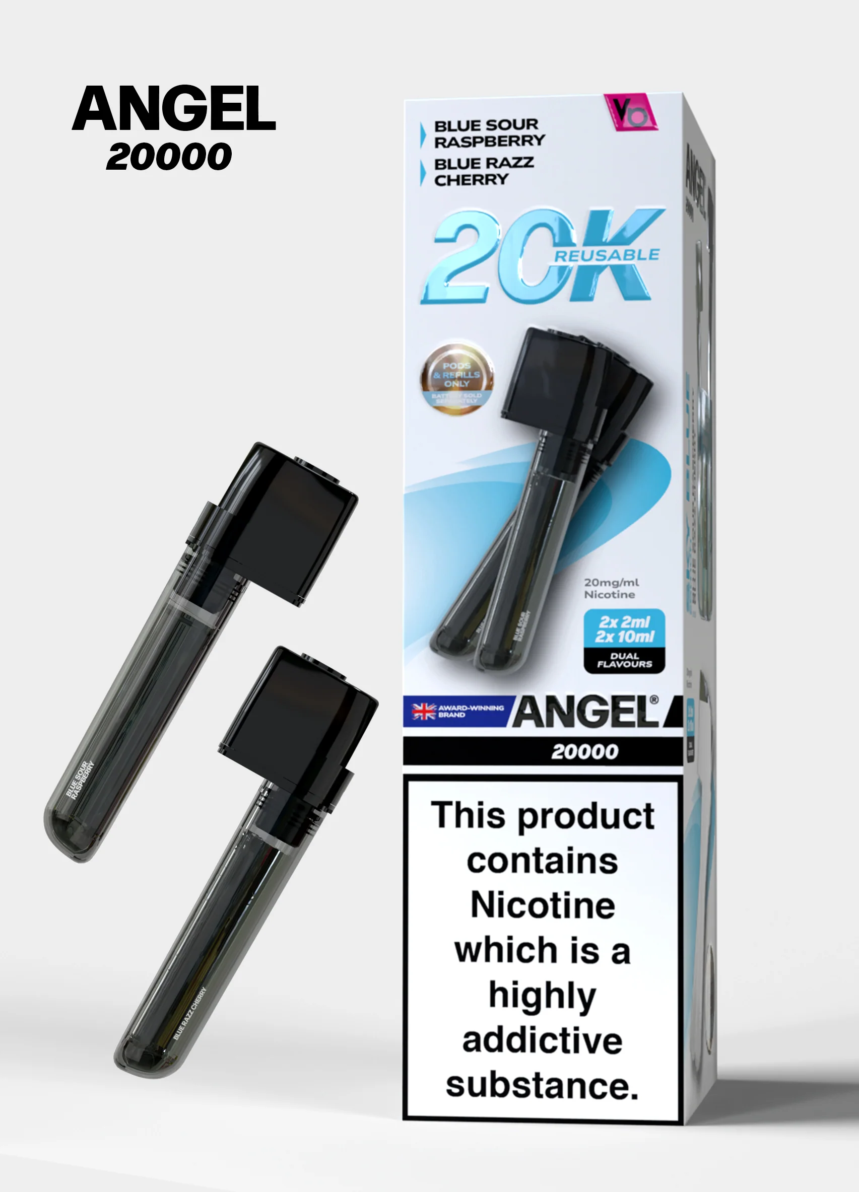 Vapes Bars ANGEL 20K Dual Prefilled Pods - Image 8