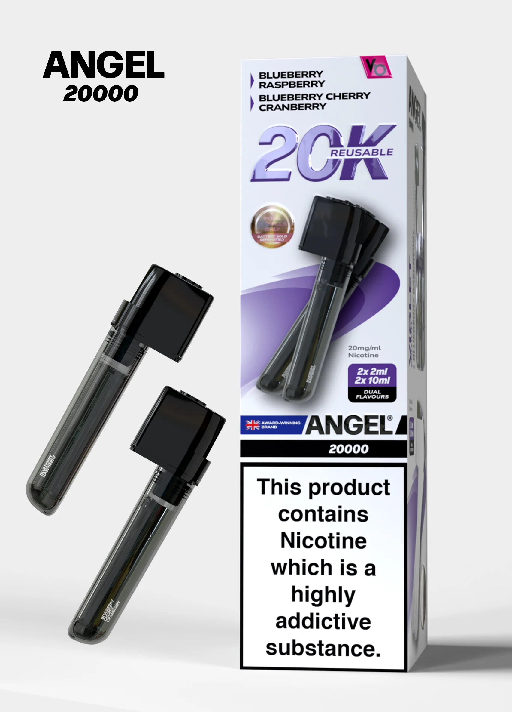 Vapes Bars ANGEL 20K Dual Prefilled Pods - Image 9