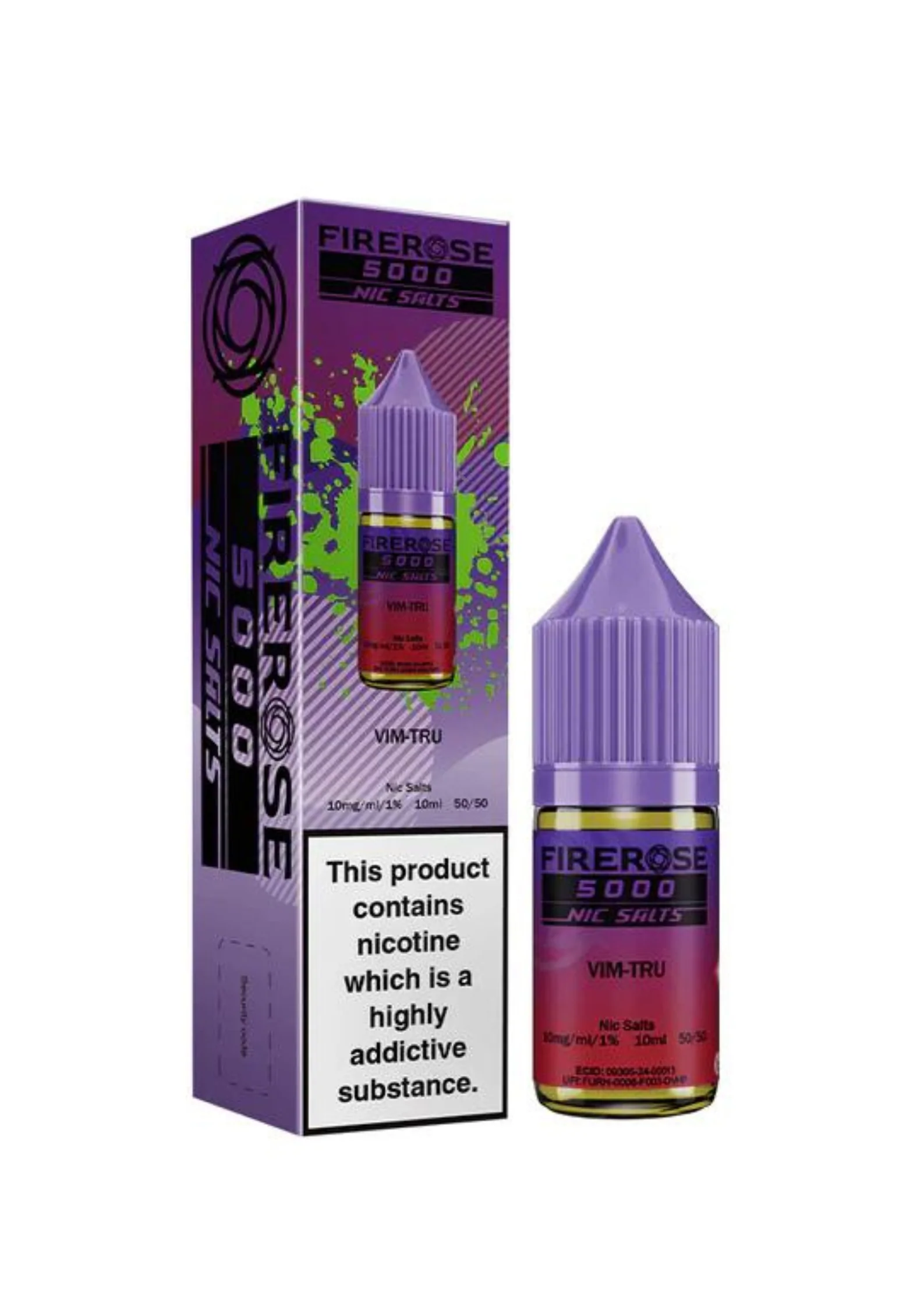Vim-Tru Firerose Nic Salt E-Liquid