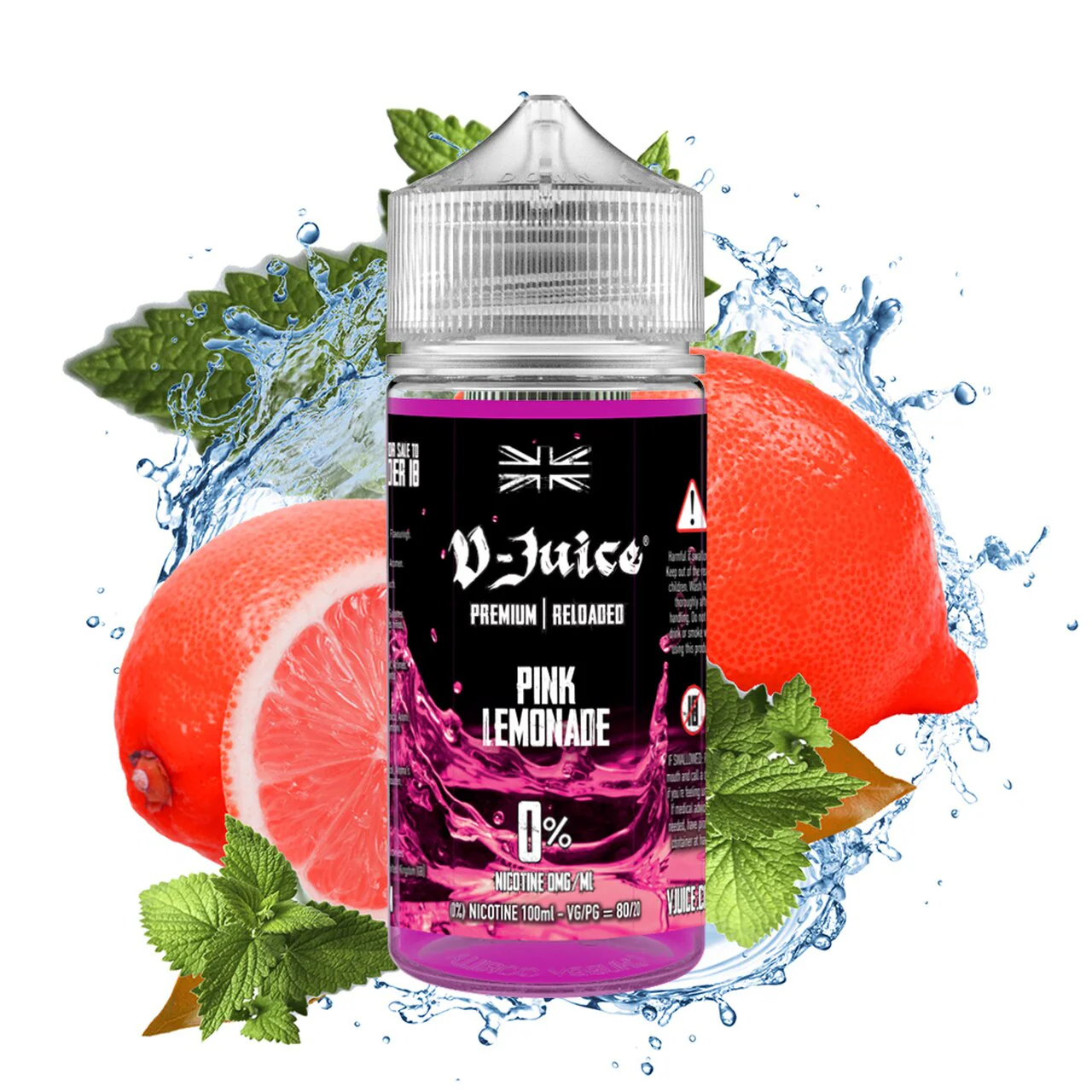 Vjuice - Pink Lemonade 100ml Short Fill