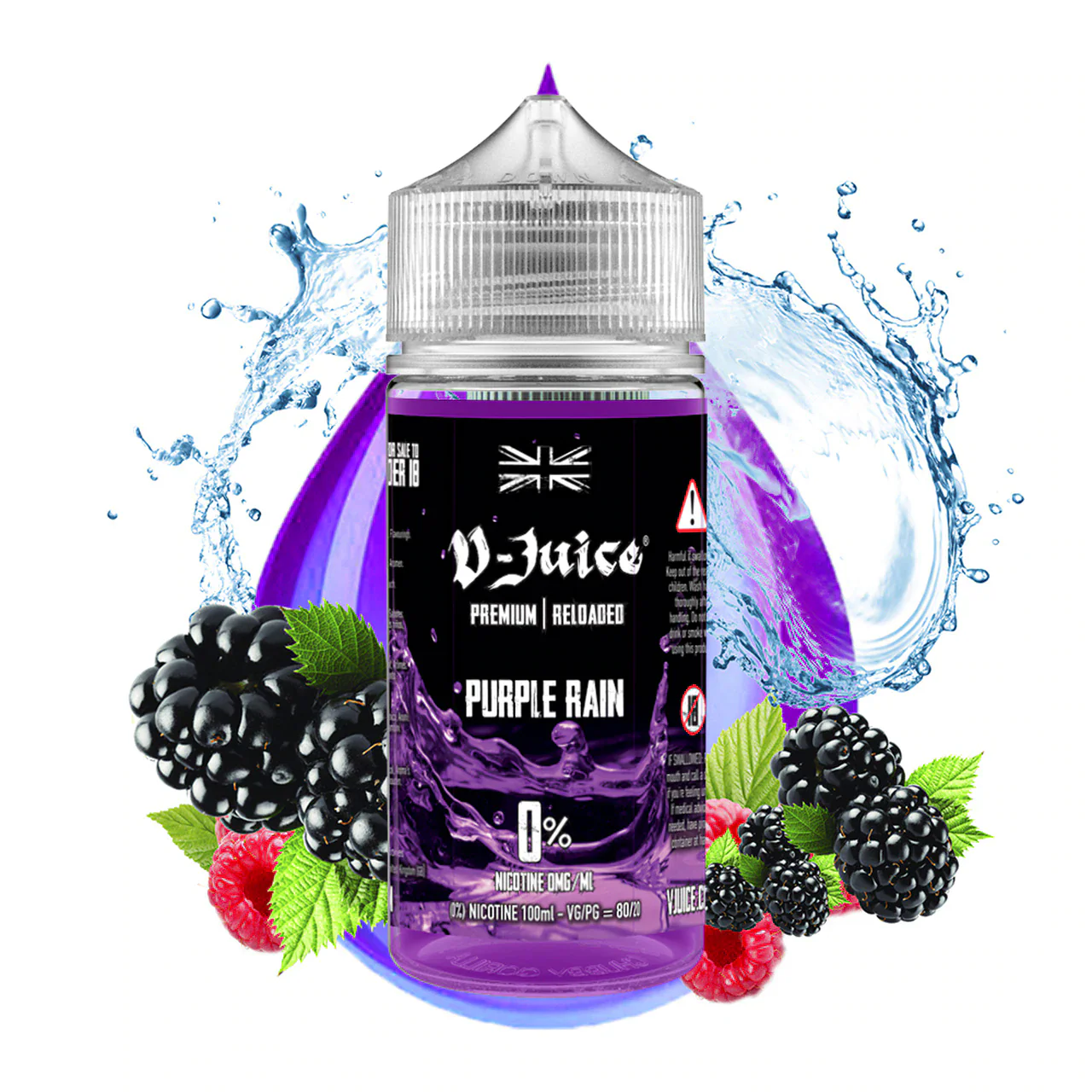Vjuice - Purple Rain 100ml Short Fill