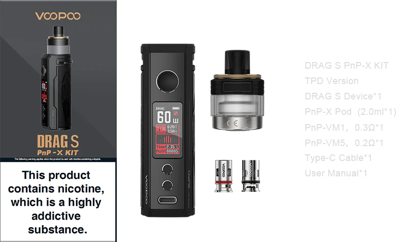 Voopoo Drag S PNP-X Pod Vape Kit - Image 2