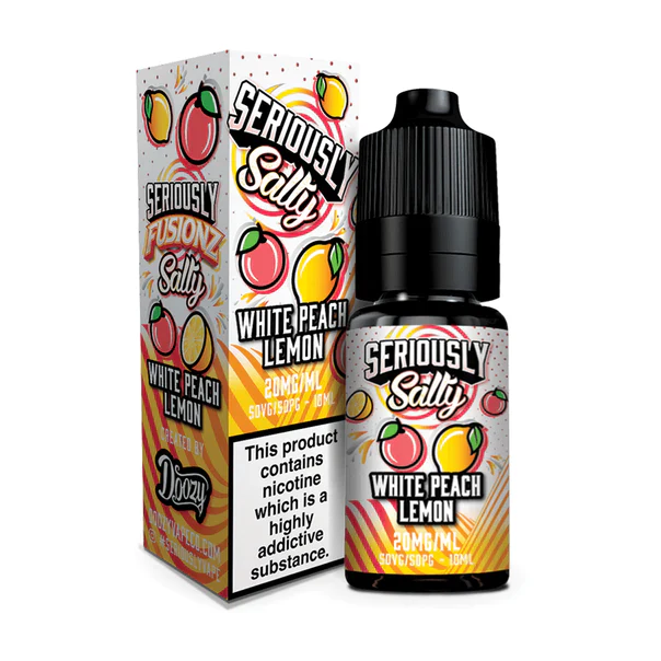 White Peach Lemon - Seriously Salty Fusionz Nic Salt