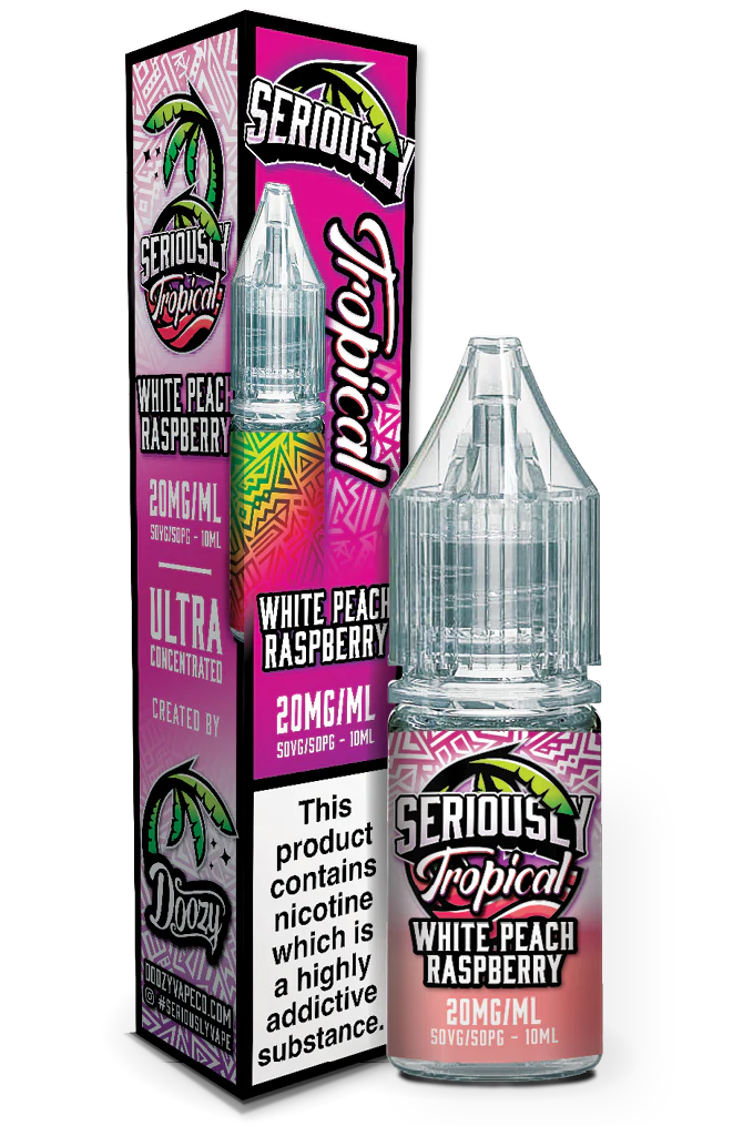 White Peach Raspberry - Seriously Tropical Nic Salt