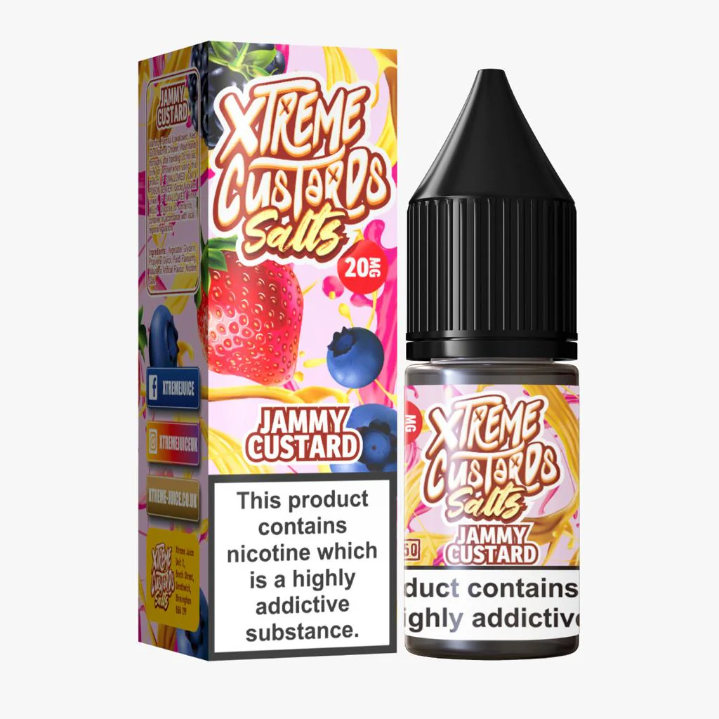 Xtreme Custard Salts - Jammy Custard