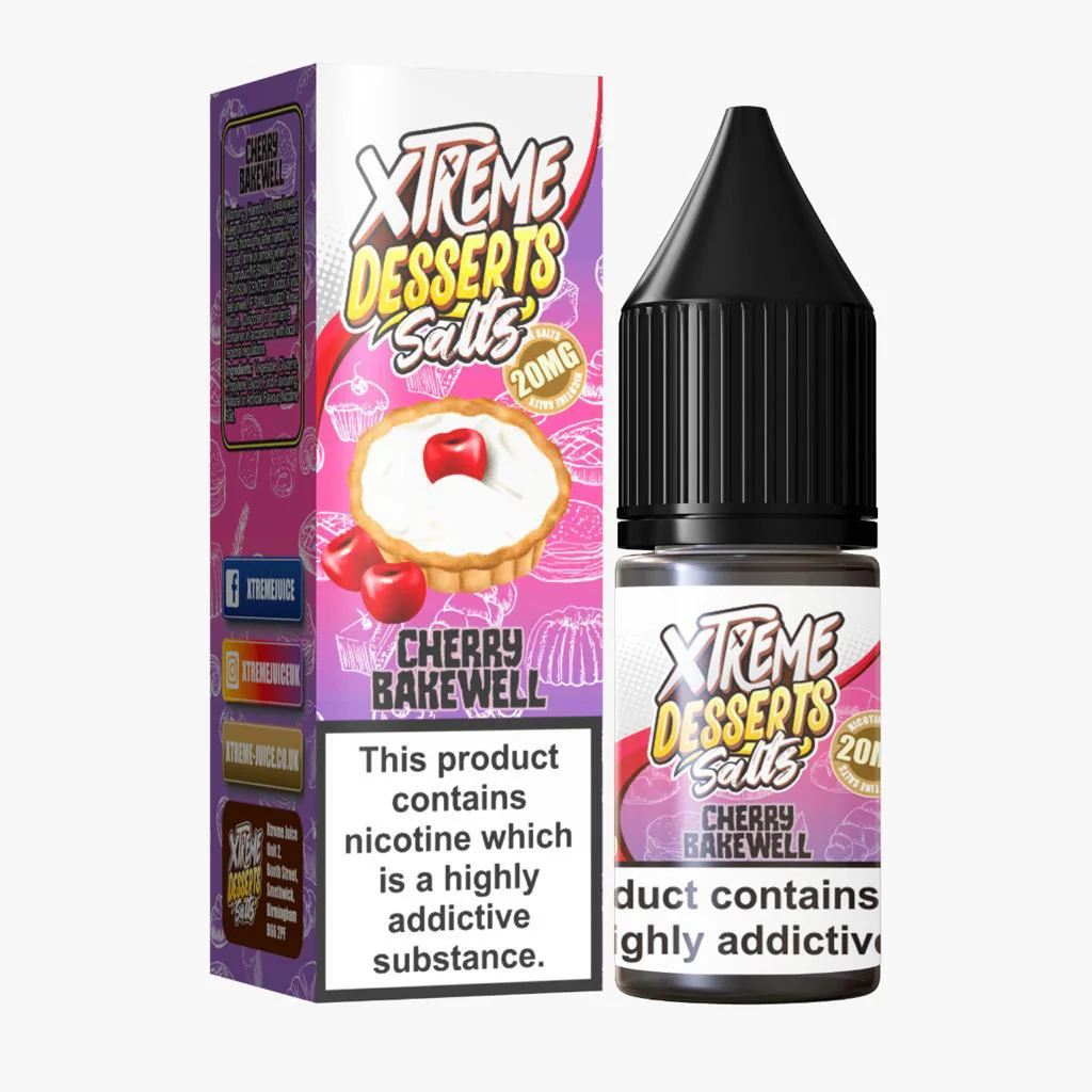 Xtreme Dessert Salts - Cherry Bakewell