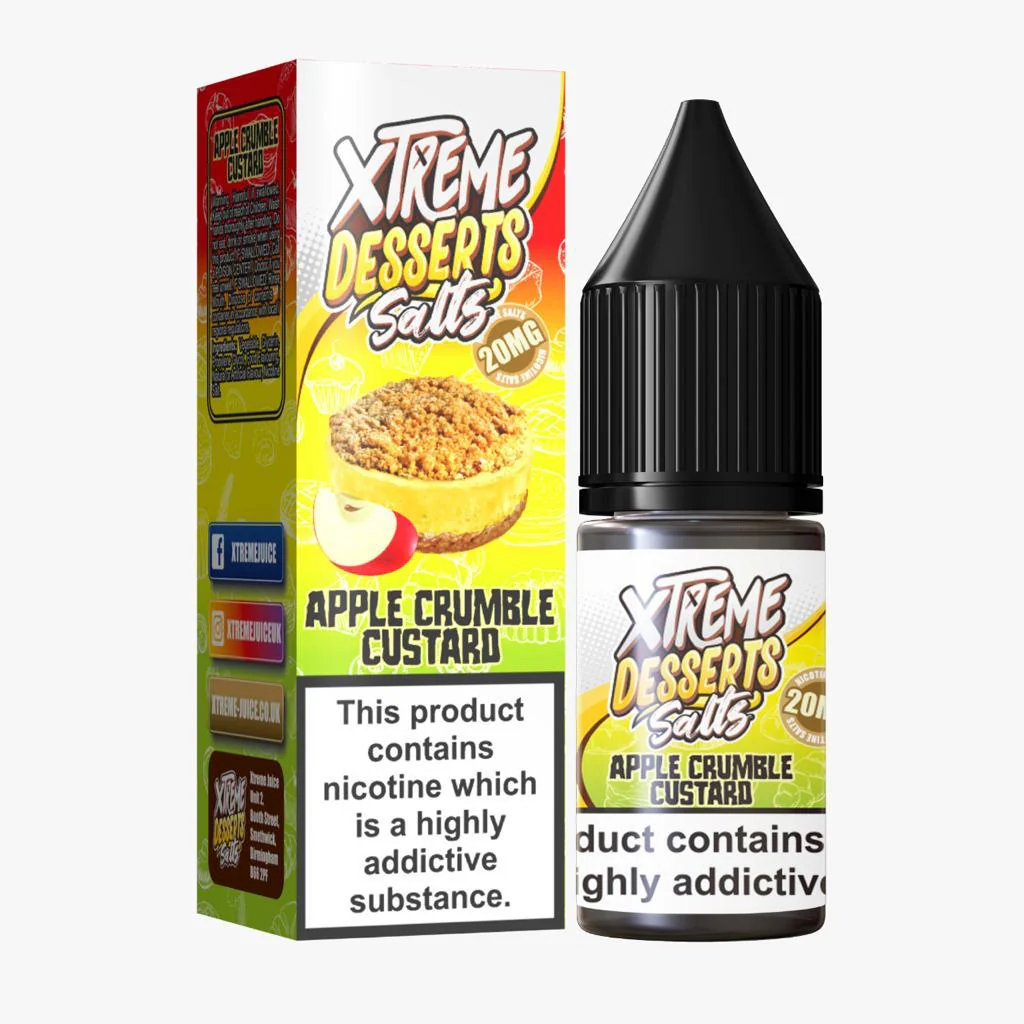 Xtreme Dessert Salts - Apple Crumble Custard