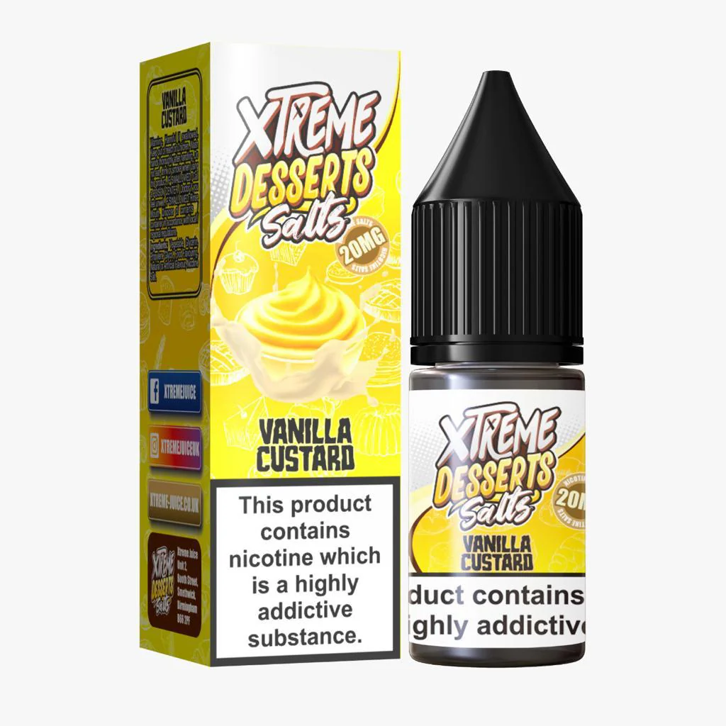 Xtreme Dessert Salts - Vanilla Custard