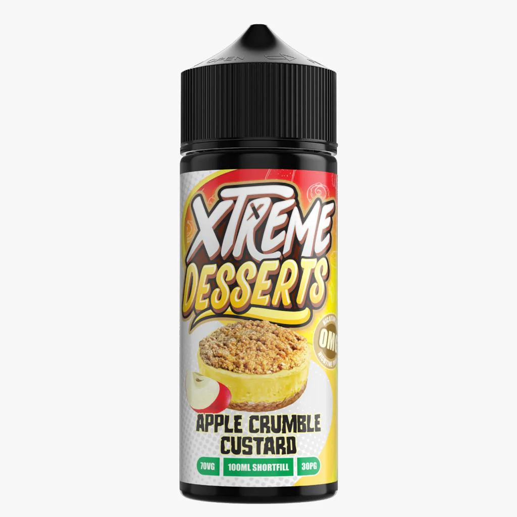 Xtreme Desserts 100ml - Apple Crumble Custard