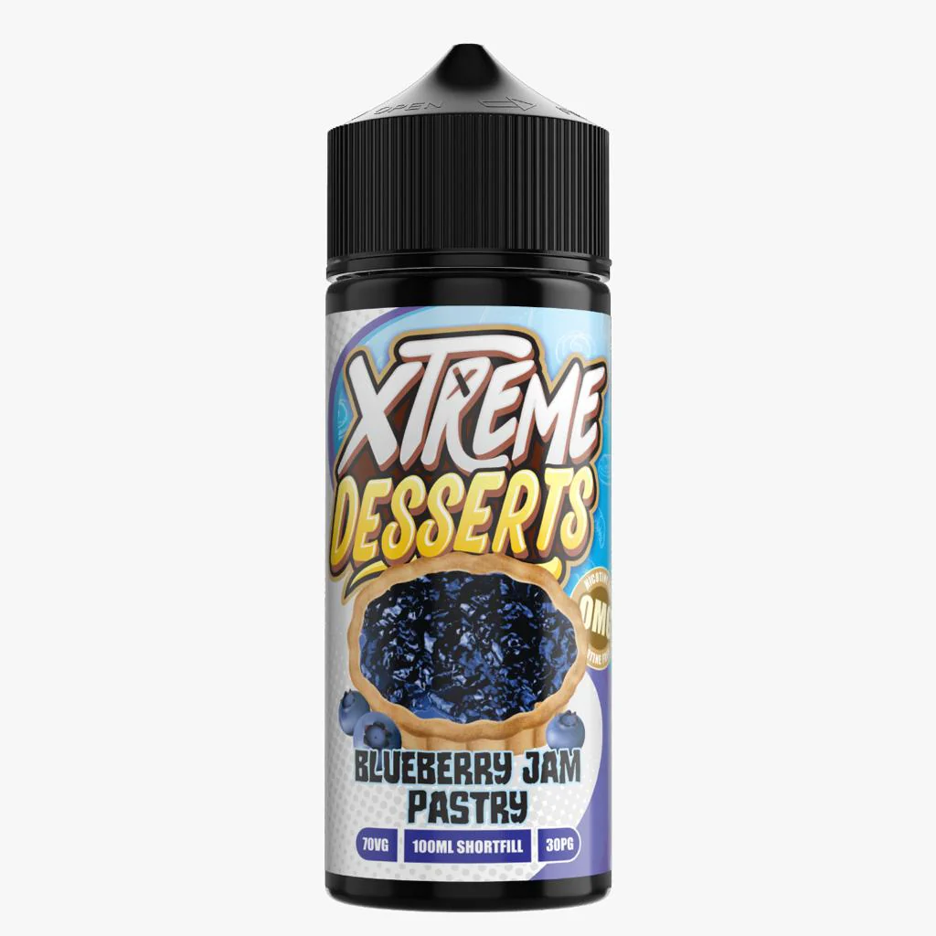 Xtreme Desserts 100ml - Blueberry Jam Pastry