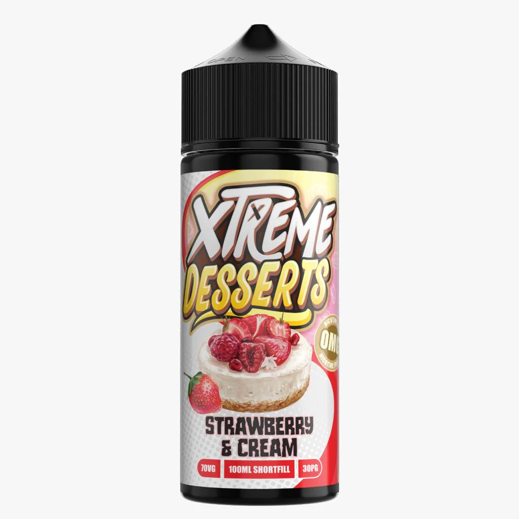 Xtreme Desserts 100ml - Strawberry and Cream
