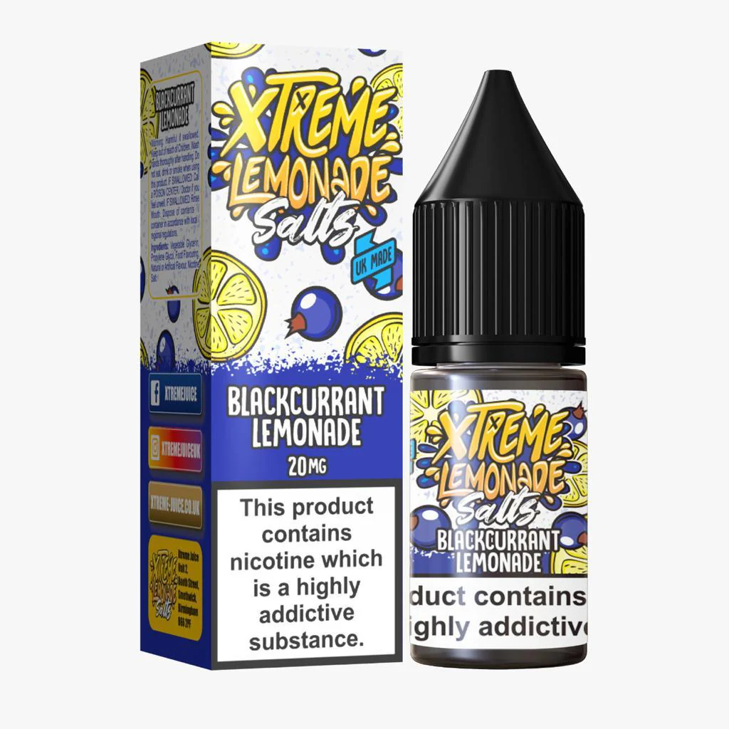 Xtreme Lemonade Salts - Blackcurrant Lemonade