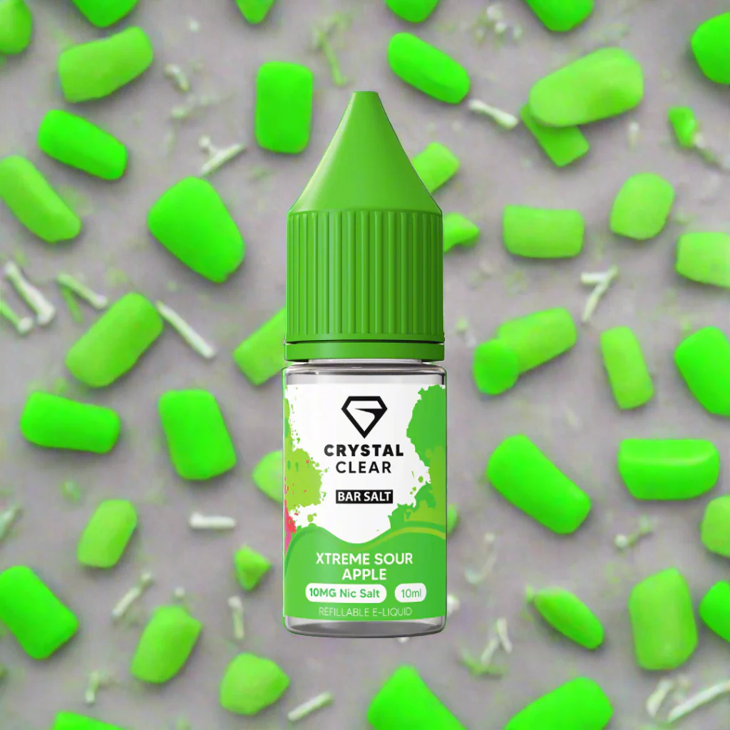 Xtreme Sour Apple Crystal Clear Nic Salt E-Liquid